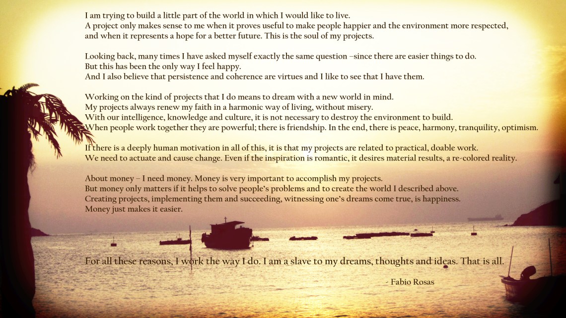 Fabio Rosas - A Credo for World Changers